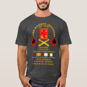 43e Divisie Artillerie Flak Kaserne Augsburg Germ T-shirt