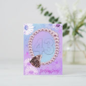 43e fête d'anniversaire Invitation (Debout devant)