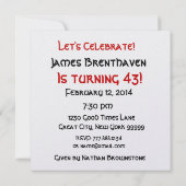 43e goudkaarsen en ballonmetaal kaart (Achterkant)