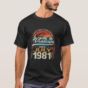  43e Verjaardag 43 Jaar Oud Gevist Liefhebbers J T-shirt