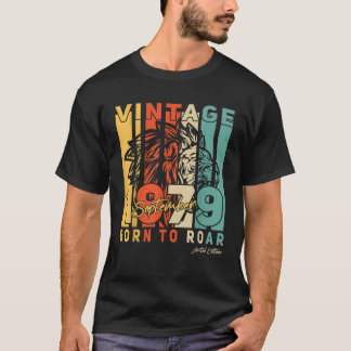 43e verjaardag geschenken 43 september Oude Vintag T-shirt