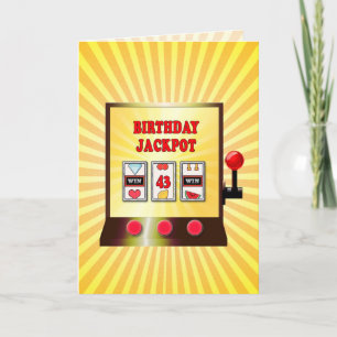 43e verjaardag slot machine kaart