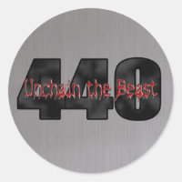 440 Mopar Beast geborsteld staal