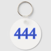 444 Angel Number Manifestation Sleutelhanger (Voorkant)