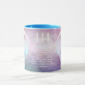 444 Angel Numbers Betekenis - Esoterische Geschenk Mok (Midden)