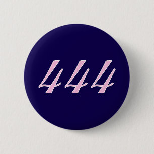 444 Angel-nummer Ronde Button 5,7 Cm