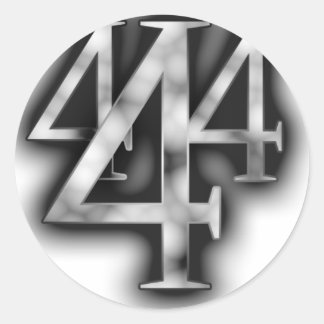 444rond ronde sticker