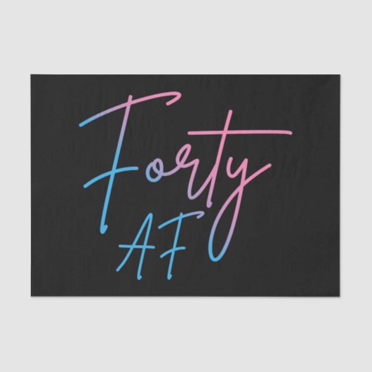 44 AF II - Birthday Gift Tissuepapier (Voorkant)