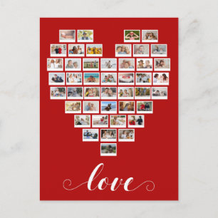 44 Foto Collage Liefde Instant Camera Film Hart Briefkaart