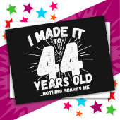 44 Jaar Oud Sarcastisch Meme Grappig 44e Verjaarda Briefkaart