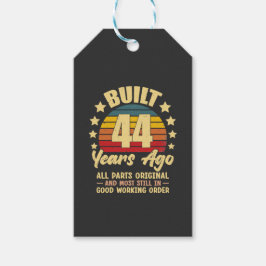 44 Years Ago All Parts Original 44th Birthday  Cadeaulabel