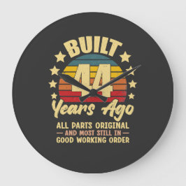 44 Years Ago All Parts Original 44th Birthday  Grote Klok