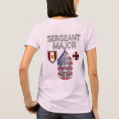 44e brigade sergeant-majoor t-shirt (Achterkant)