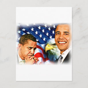 44e en 45e President Barack Obama_ Briefkaart