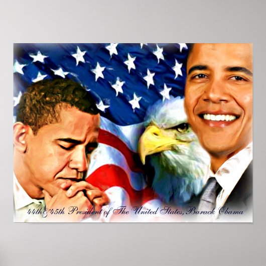 44e en 45e President, Barack Obama_Poster Poster (Voorkant)