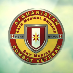 44e medisch brigade, Afghanistan Veteraan Raamsticker