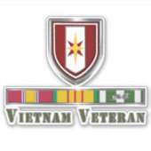 44e medisch brigade Vietnam Veteraan Sticker (Voorkant)