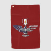 44e medische brigade "Dragon Medics" Eagle Golfhanddoek (Voorkant)