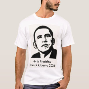 44e President Barack Obama 2008 T-shirt