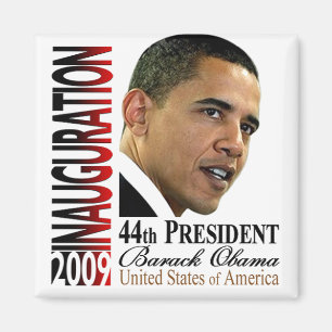 44e President Barack Obama Inauguration Magnet Magneet