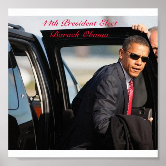 44e President ElectBarack Obama Poster (Voorkant)