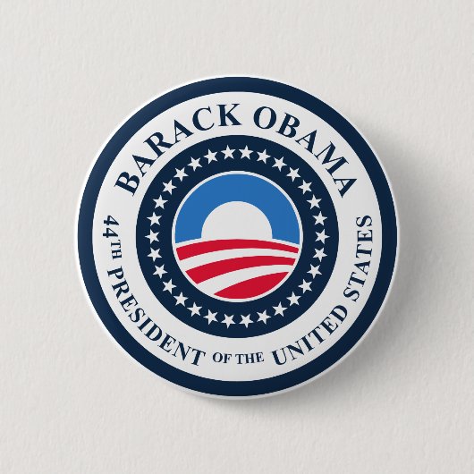 44e President Ronde Button 5,7 Cm (Voorkant)