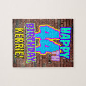 44e verjaardag ~ Fun, geïnspireerd door Urban Graf Legpuzzel (Horizontaal)