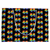 44e verjaardag: Fun Rainbow Event Nummer 44 Patroo Groot Cadeauzakje (Achterkant)