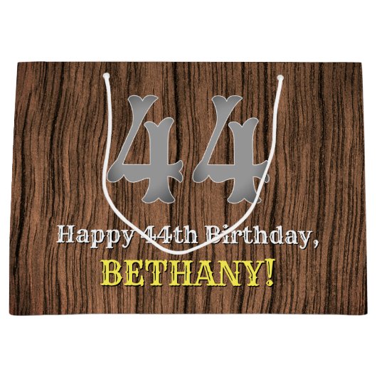 44e verjaardag: Western geïnspireerde kijk in het Groot Cadeauzakje (Voorkant)