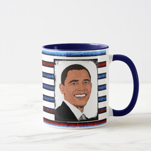 44ème Président Barack Obama Coffee Mug (Droite)