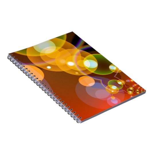 451 DIGITALE FRACTALEN GEOMETRISCHE KARTACHTERGRON NOTITIEBOEK (Rechterzijde)