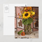 4531 Carte postale florale d'automne (Devant / Derrière)