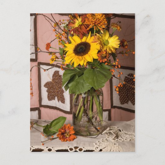 4531 Carte postale florale d'automne (Devant)
