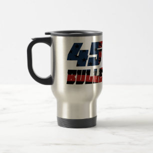 4547 Mug de voyage en argent résistant aux balles
