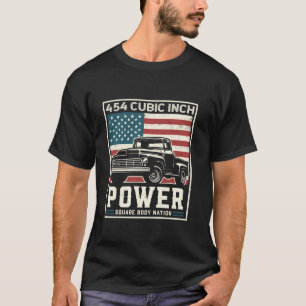 454 kubieke inch vierkante lichaam Nation T Shirt