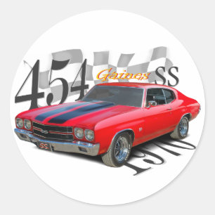 454 SS RONDE STICKER
