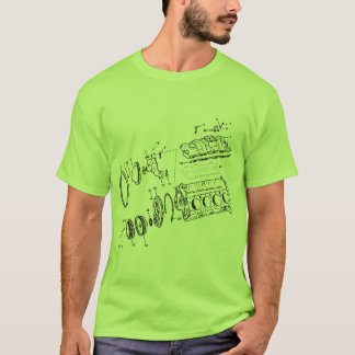 454ci-motorblok t-shirt