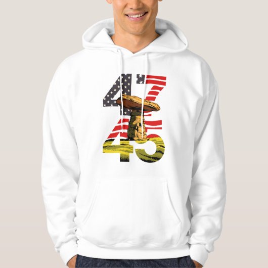 45 47 america hoodie (Voorkant)