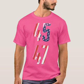 45 47 Donald Trump 2024 Verkiezingen Comeback- Gra T-shirt