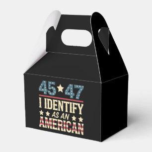 45 47 Ik Identificeer Me Als Een Amerikaanse Vlag Bedankdoosjes