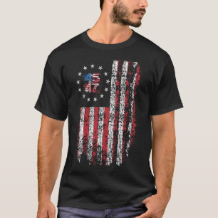 45 47 President 47 Amerikaanse vlag President Dona T-shirt