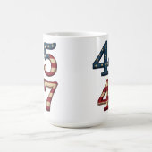 45-47 president Trump Koffiemok (Center)