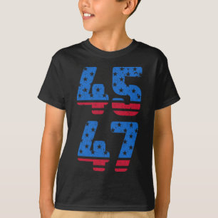 45 47 Trump 2024 Jezus is mijn Redder Trump is mij T-shirt