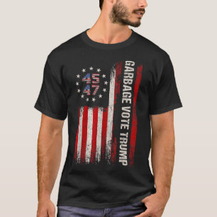 45 47 Trump 2024 Verkiezing Amerikaanse vlag vuiln T-shirt
