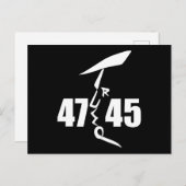 45 47 Trump Briefkaart (Voorkant / Achterkant)