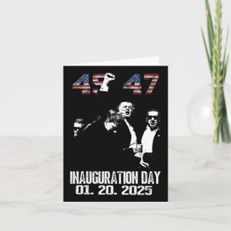 45 - 47 Trump Fight USA Inauguration Day 2025 VANC Kaart