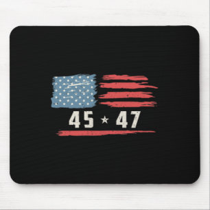 45 47 Trump President Amerikaanse vlag 2024 P Muismat