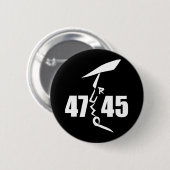 45 47 Trump Ronde Button 5,7 Cm (Voorkant /achterkant)