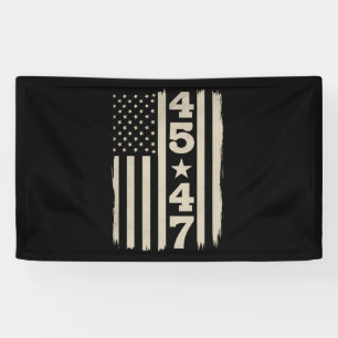 45 47 Trump Vintage USA Vlag 47e President Spandoek