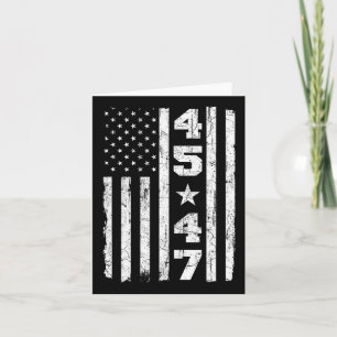 45 47 Trump Vlag VS 2024 President Electi Kaart